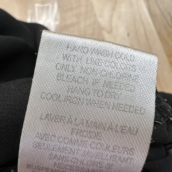 DR2 Paisley Floral Print Romper V-Neck Short Sleeve Black Multi-Color Size Large - Picture 12 of 12